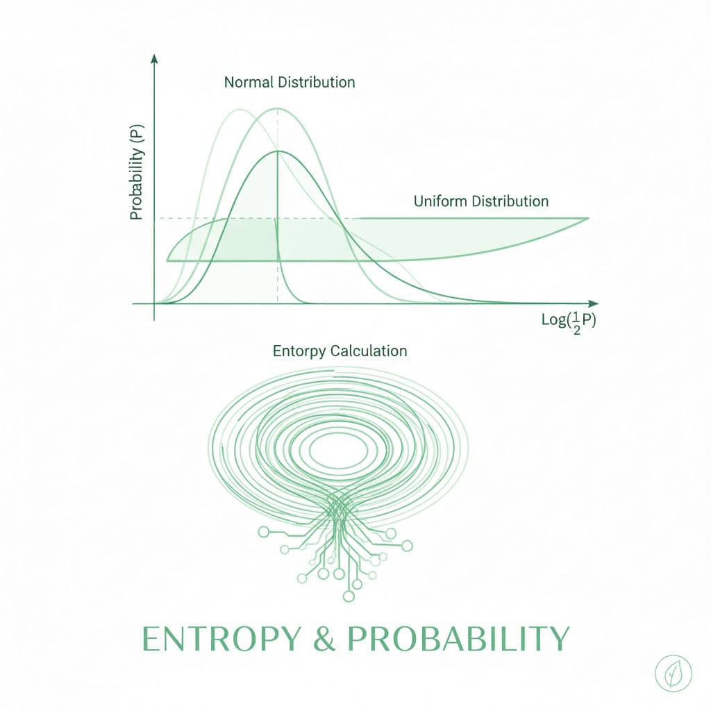 mathematical probability distribution graph entropy