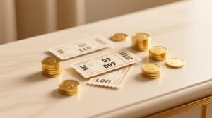 person cutting magazine images for vision board, focused expressio