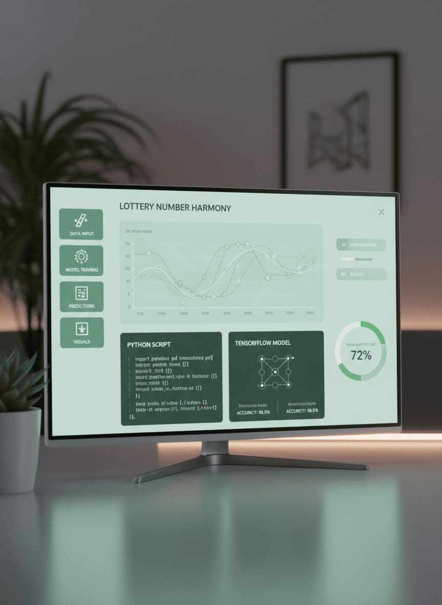 python tensorflow data analysis lottery numbers dashboard screen