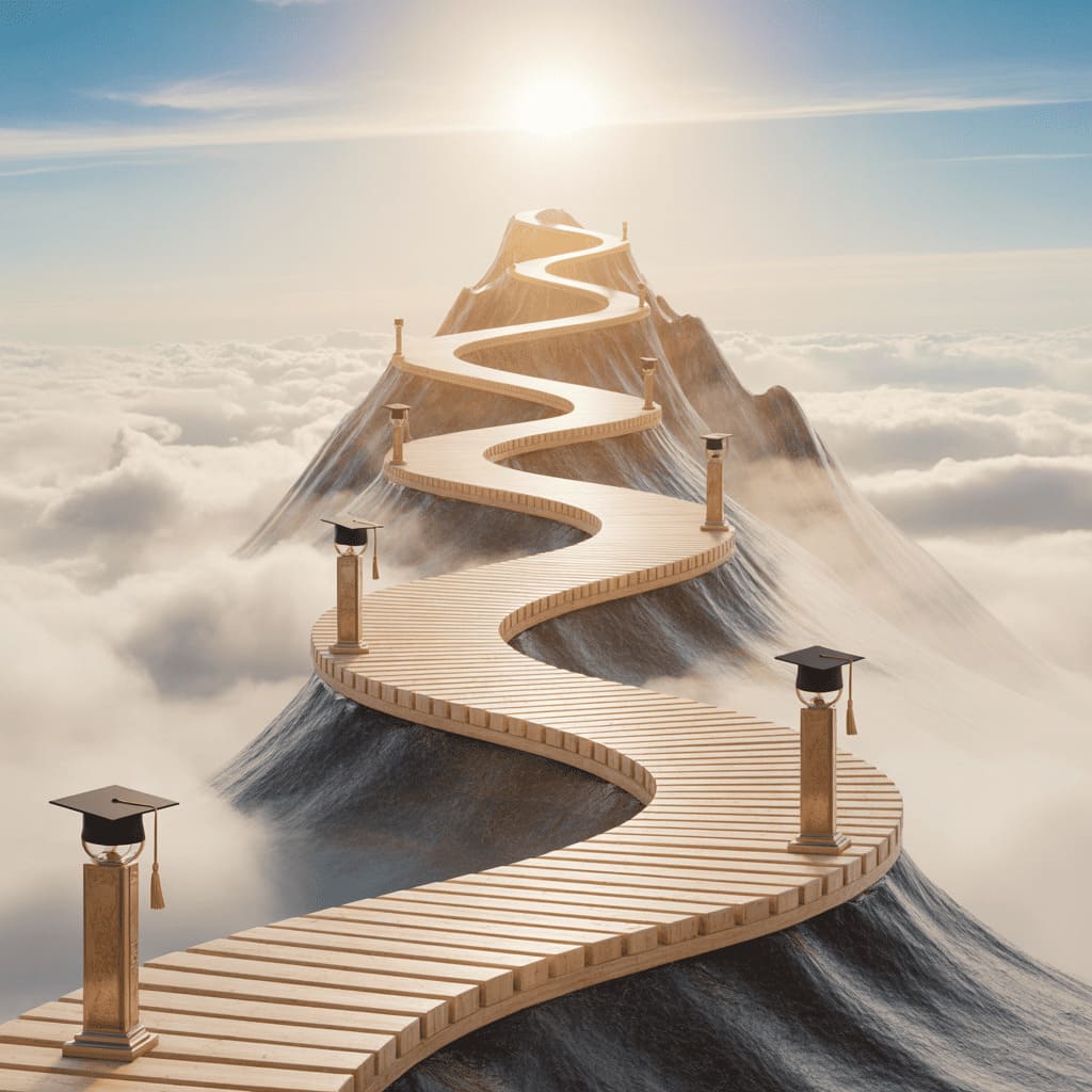 success journey path achievement