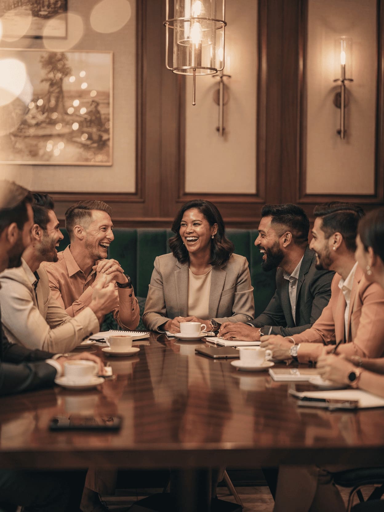 friends laughing together genuine happiness