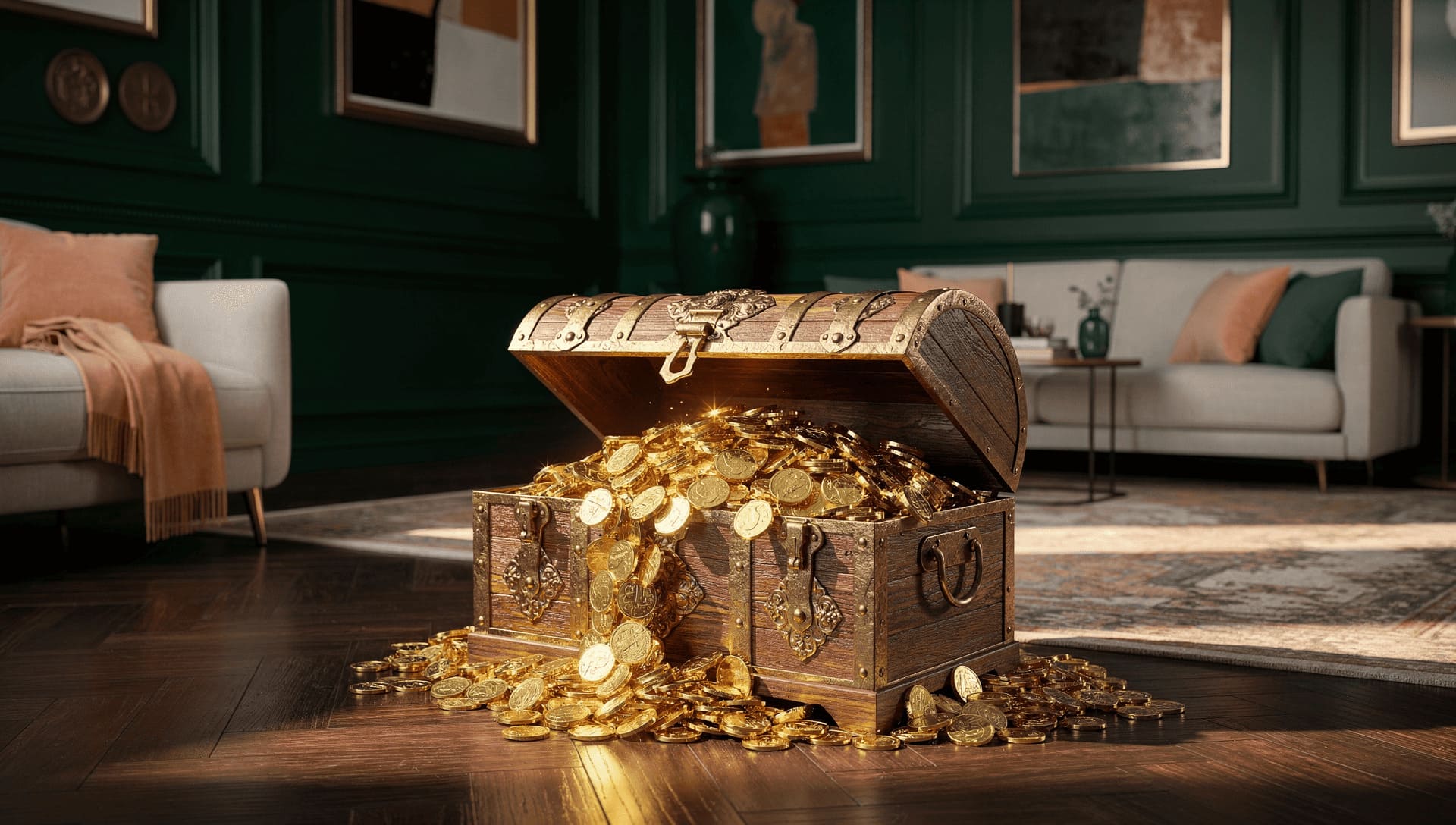 money success prosperity coins