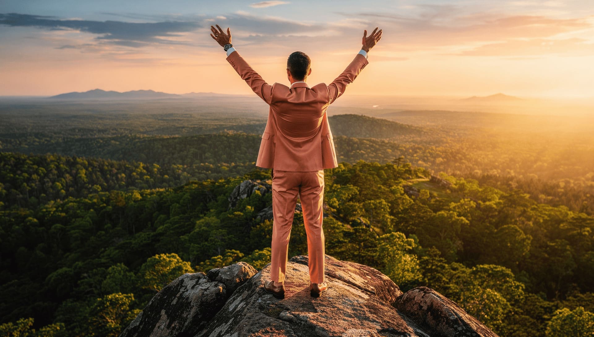 person achieving goals success journey transformation