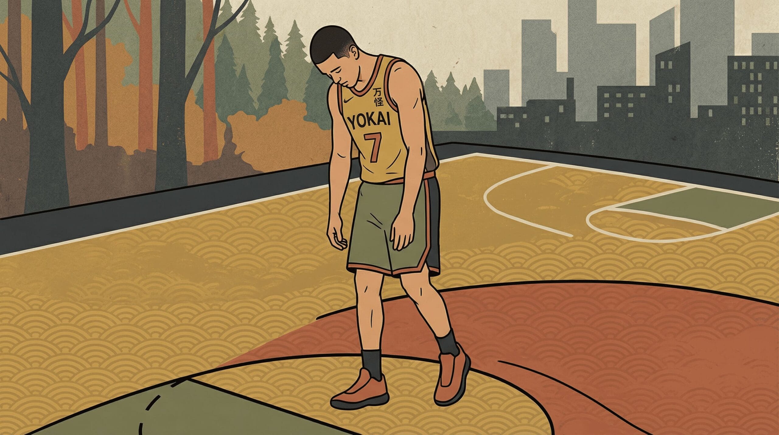 basketball player embarrassed mistake