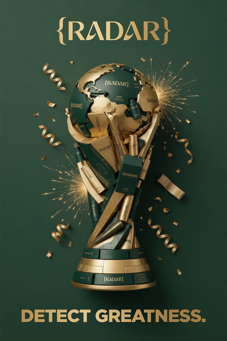 radar -World Cup trophy